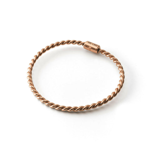 Bracelet tenseur en cuivre or rose - <tc>coudée</tc> Manquant (177 MHz)