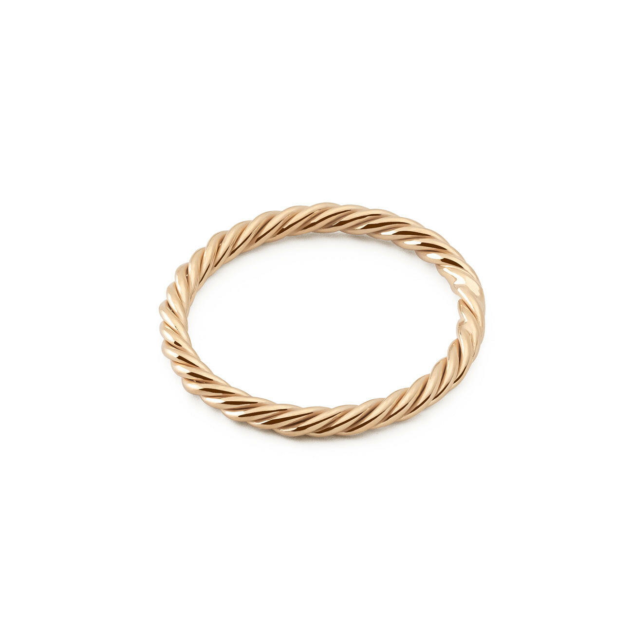 Anneau Tensor Torsadé En Cuivre Massif – Unisexe, Taille 6-10, Cadeau Bien-être, Bohème Chic