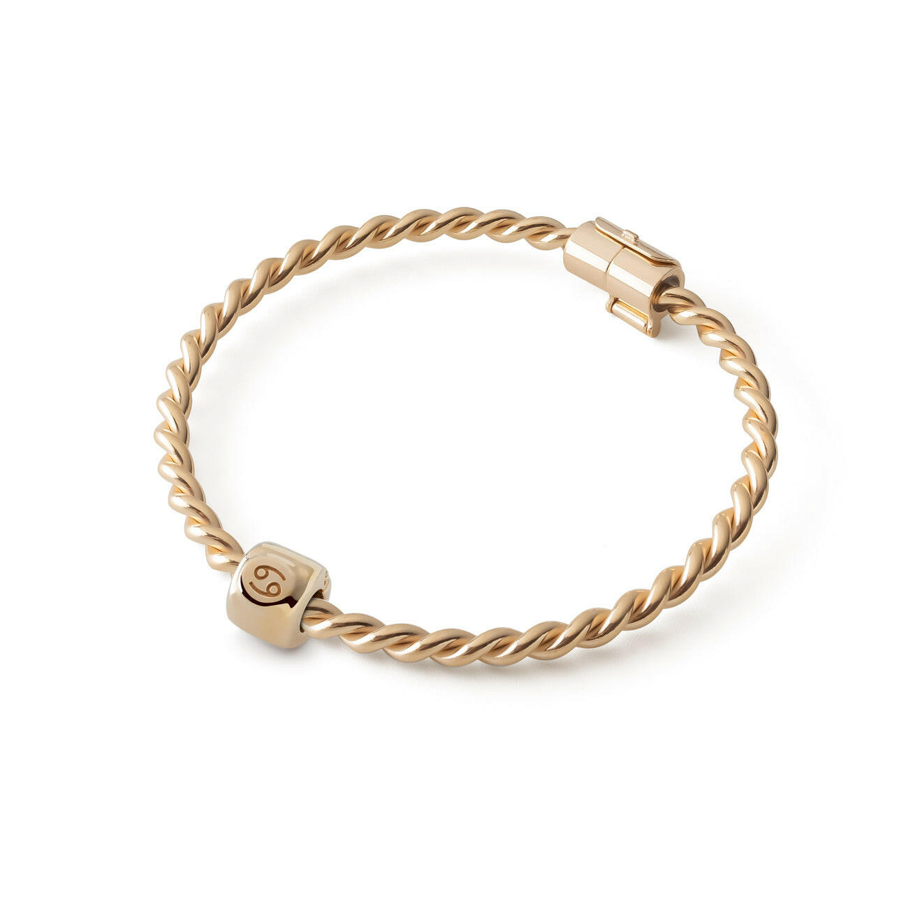 Charms ze znakiem zodiaku Rak (♋︎) Pozłacany - Złoto pr. 585