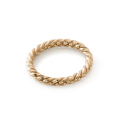 Bague tenseur en argent plaqué or - Argent 925