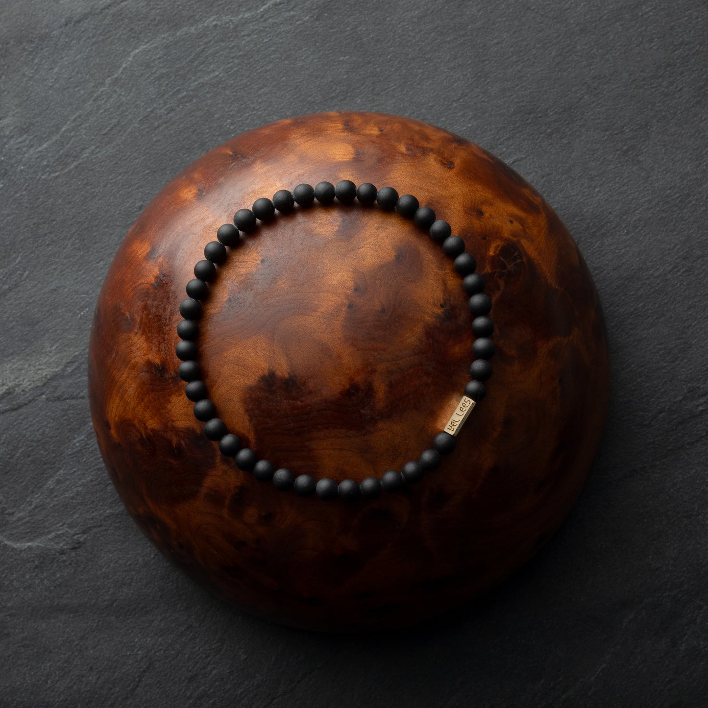 Bracelet avec pierres - Tourmaline Mate 4mm