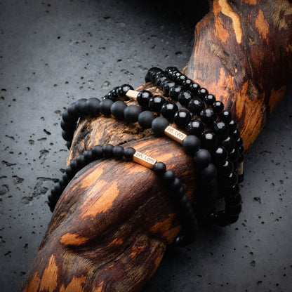 Bracelet avec pierres - Tourmaline Facettée 6mm