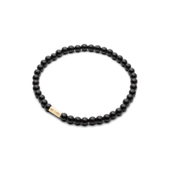 Bracelet en pierres - Tourmaline Lisse (brillante) 4mm