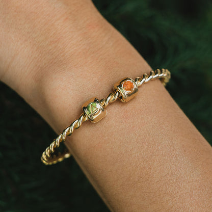 Charms - Element Fire Plaqué Or - Laiton