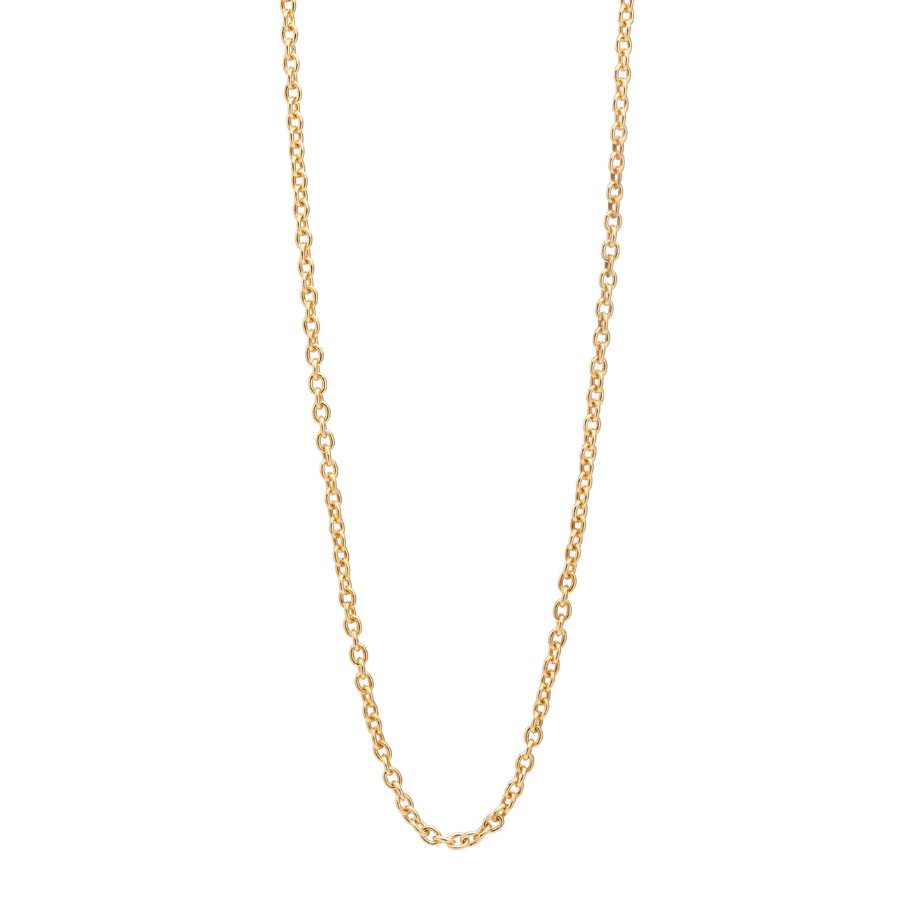 Łańcuszek z zapięciem tensorowym pozłacany - Srebro 925