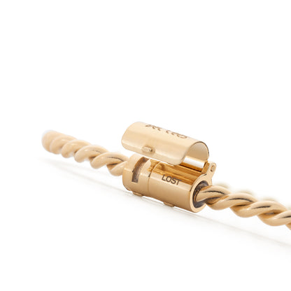 Miedziana bransoletka tensorowa w kolorze złotym - Kubit Zaginiony (177 MHz)