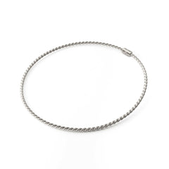 Collier tensor en cuivre couleur argent - <tc>coudée</tc> Perdu (177 MHz)