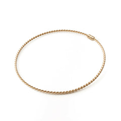 Collier tensor en cuivre couleur or - <tc>coudée</tc> Perdu (177 MHz)