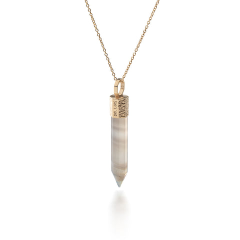 Naszyjnik 44 cm z Onyksem – Srebro 925 pozłacane