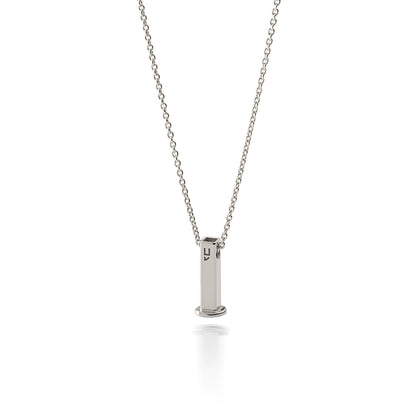 Collier avec chaîne pour charms, argent 925 plaqué platine