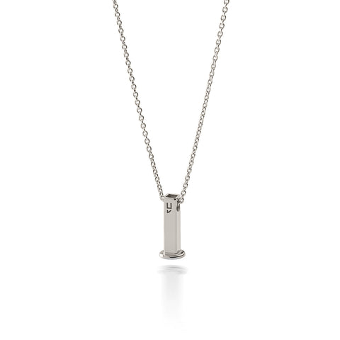 Collier avec chaîne pour charms, argent 925 plaqué platine