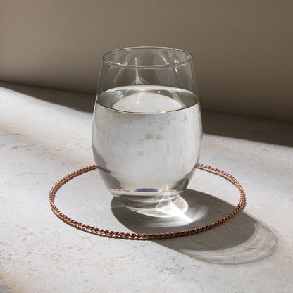 Bague utilitaire tensorielle en cuivre - <tc>coudée</tc> Résonance terrestre (333 MHz)