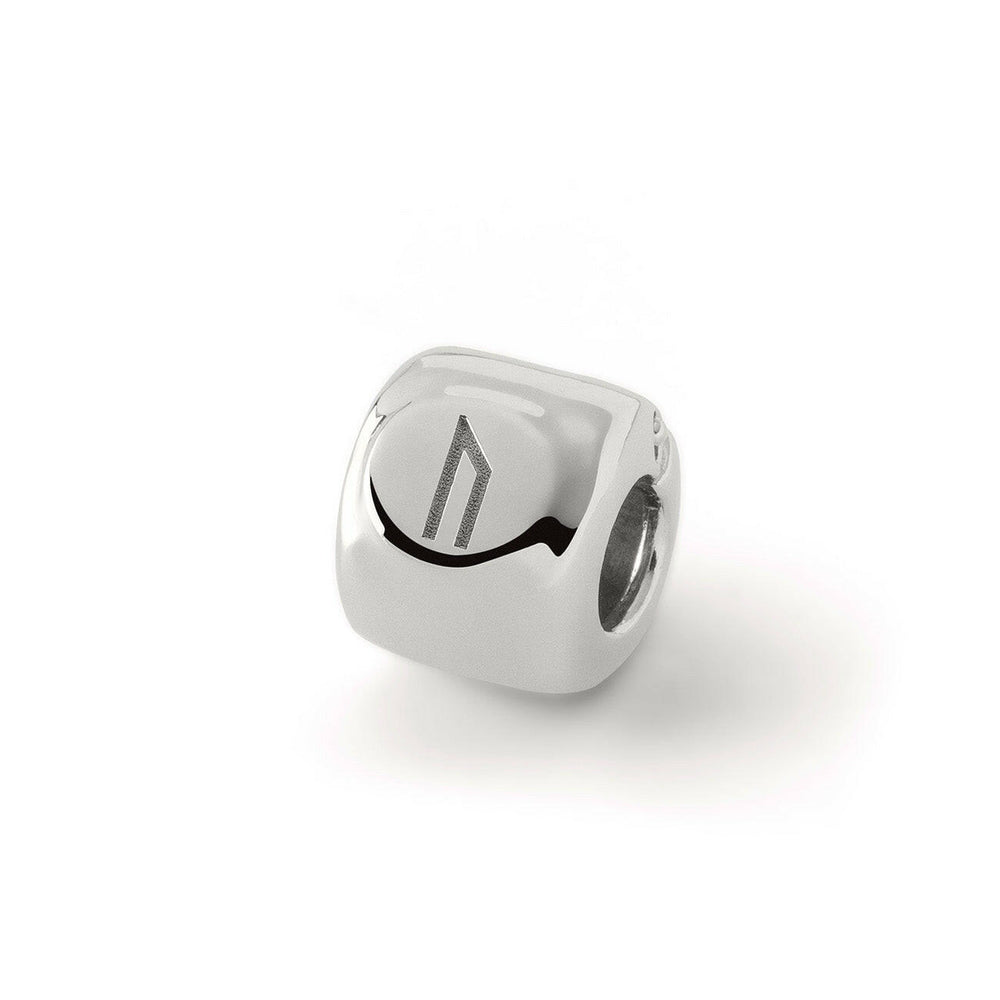 Charm avec la rune Uruz (ᚢ) Argent - amulette de force et de persévérance - Laiton