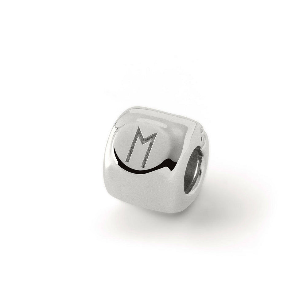 Charm avec la rune Ehwaz (ᛖ) Argent - amulette de mouvement et de coopération - Laiton