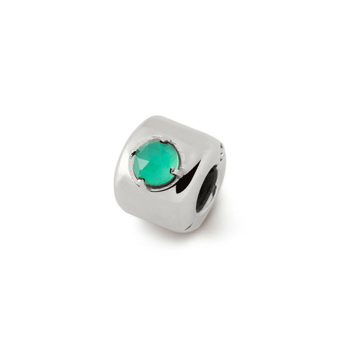 Charms avec agate verte Argent – Renouveau, santé et équilibre - argent 925